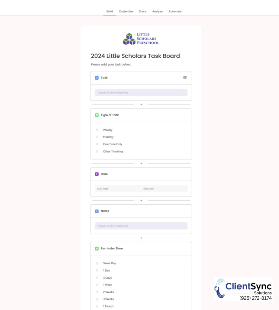 Monday Workforms Screenshot
